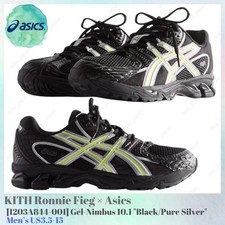 Kith x ASICS Gel Nimbus 10.1 Black Pure Silver for Sale