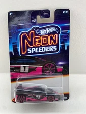 2024 - HOT WHEELS - NEON SPEEDERS # of 8 - MCLAREN F1 GTR - BLACK