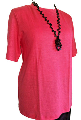 XXL R-H-SHIRT GOTS REIN LEINEN *Neu*LP*80   hummer K-ARM *M-in-GERM Design VERED