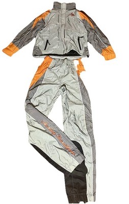 Harley-Davidson Men s Rain Suit Jacket Pants Set w/ Bag Waterproof Reflective XS