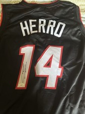 Tyler Herro Autographed Custom Black Jersey Miami Heat JSA Certified
