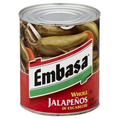 Embasa Pepper Jalapeno Whl 26 OZ Pack Of 6