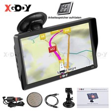 XGODY für Auto LKW PKW GPS Navi Navigation Navigationsgerät DE & EU Karte 9 Zoll