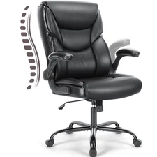 DUMOS Office Chair - Ergonomic Executive Computer Desk Chairs with Adjustable...