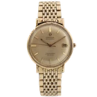 Vintage Omega Seamaster De Ville Men's Automatic Wristwatch Swiss Gold FIlled