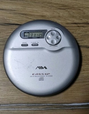 AIWA XP-EV500 Portable Tragbarer Discman CD-Player, CD-R/RW (Walkman) Silber