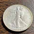 Liberty Walking 1929 Half Dollar Silver 50C Circulated Uncertified