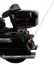 Kit de realocação de antena de rádio Pingel montagem baixa motocicleta bicicleta de rua 62144 - Imagem 4 de 4