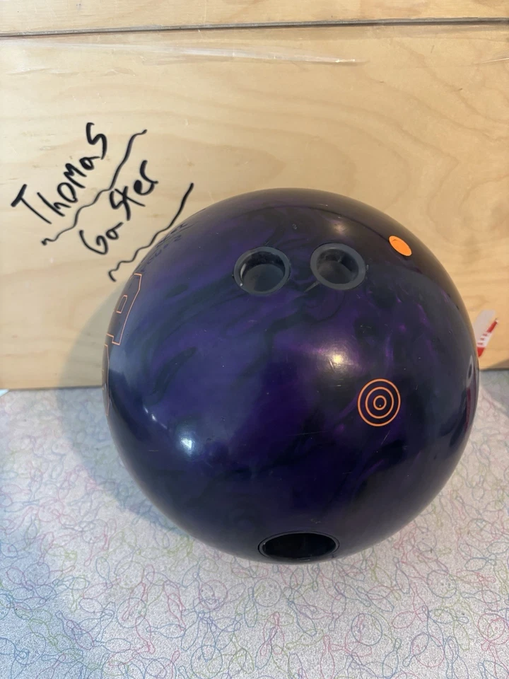 15 lb. Bola de boliche híbrida Ebonite GB4, (usada) Foto 2 de 2