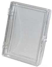 (10 Box Lot) Ultra Pro 25-Card Hinged Plastic Boxes Holders For Trading Cards 
