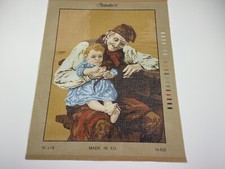 Gobelin Needlepoint Tapestry Canvas Child And Grand 14in By 19in Rome 10 Count