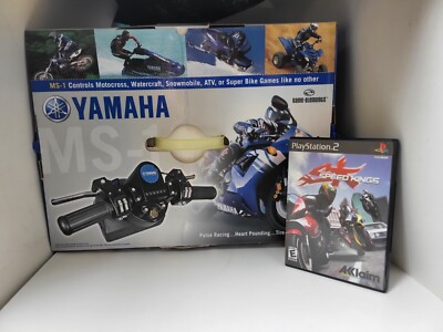 SPEED KINGS & YAMAHA MOTOCROSS CONTROLLER FOR PS2 PLAYSTATION 2 #F29