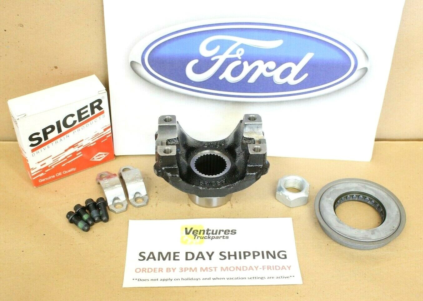 Ford Dana Super 60 Front 1350 Pinion Yoke Kit F250 F350 F450 F550 0515