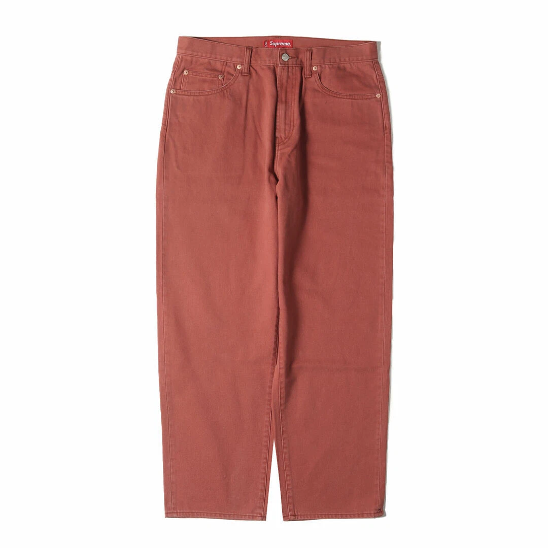 Pantalon Supreme Taille : 32 23SS Classic Logo Brodé Baggy Denim Occasion BEEG 0