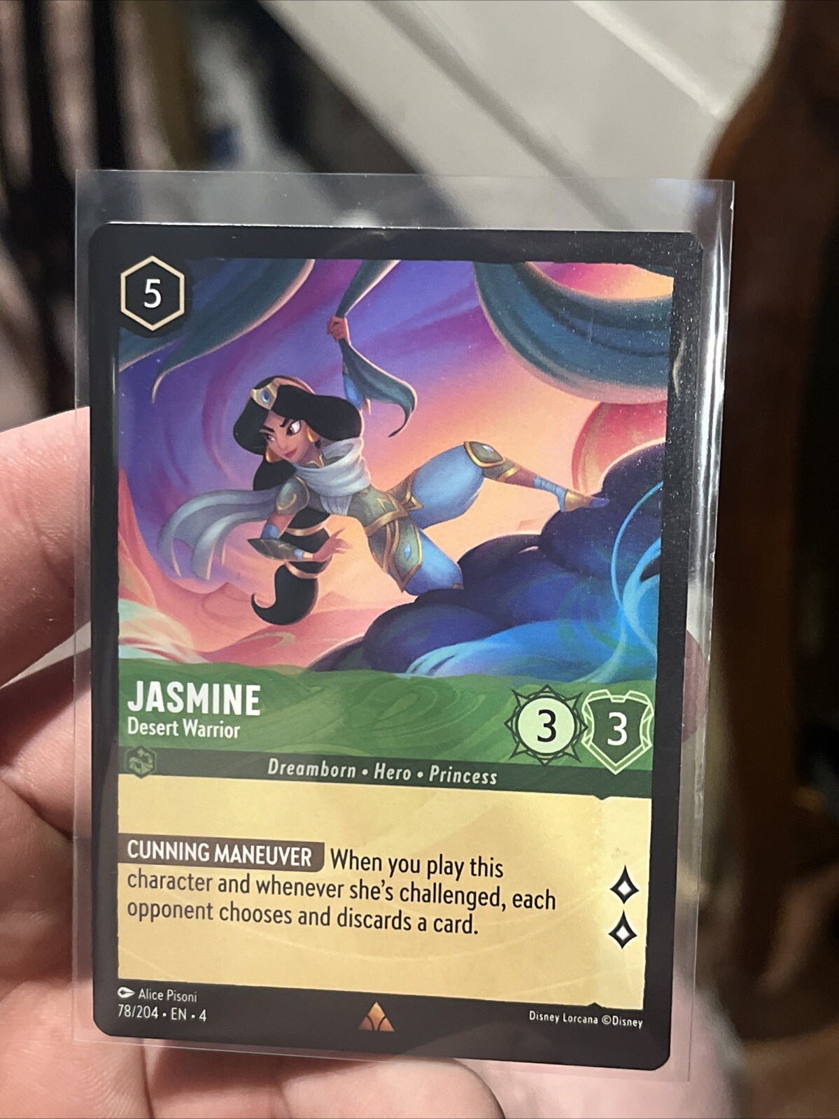 Jasmine Desert Warrior 78/204 Lorcana Ursula's Return NM