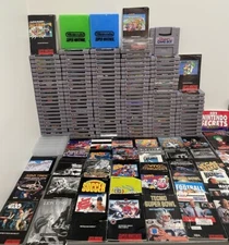 Super Nintendo Games + Manuals + Cases - SNES Huge Collection!