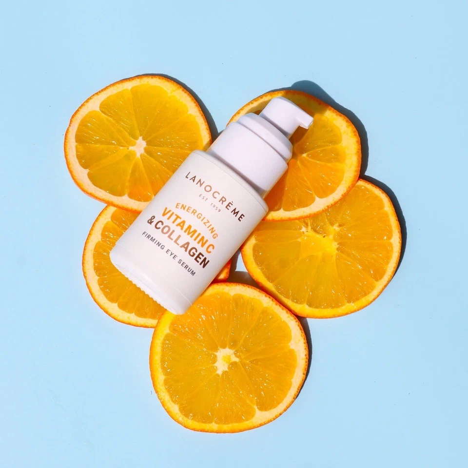Eye Serum Energizing Vitamin C & Collagen Brightener Firming Lanocreme New - Image 4 of 4