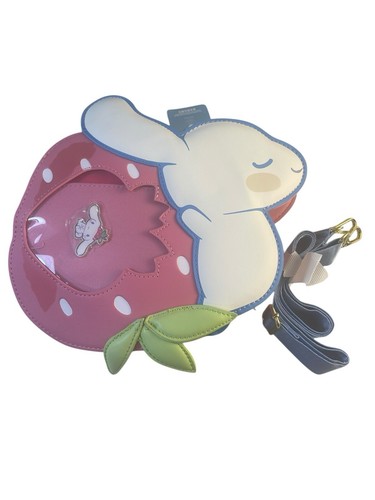 Sanrio Cinnamoroll Strawberry Figural Crossbody Bag New - Picture 5 of 7