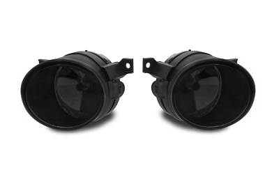 2x fog lights black smoke HB4 bulbs for VW Golf 5 GTI Scirocco III