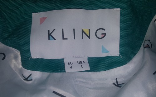 Abrigo náutico mujer KLING toggle algodón turquesa talla grande chaqueta UE talla 4 - Imagen 6 de 7