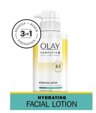 Olay Complete Hydrating Lotion Fragrance-Free, 10.1 FL OZ, 3-in-1 Nourishing...