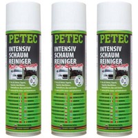 3 X Petec Intensivschaumreiniger 500Ml 72850 Universalreiniger Insektenentferner