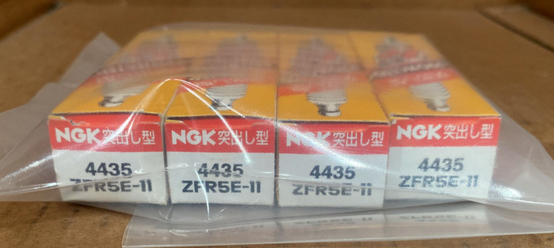 NGK Spark Plug - Set of 4 - #ZFR5E-11 / NGK 4435 - Fits Nissan 240SX  Others