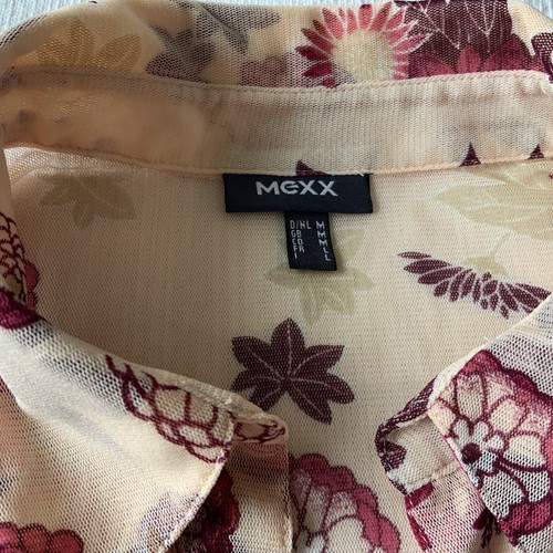 Mexx Vintage Y2K Women’s Floral Stretch Top Long sleeve 2 Pcs Size M - Picture 5 of 8