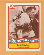 Ernie Stautner Pittsburgh Steelers 1989 Swell Greats #52 Boston College Eagles