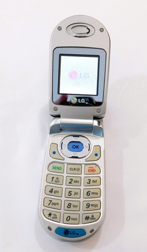 LG VX3200 Wireless Flip Open SLATE BLUE Color Display Cell Phone Near Mint! - Picture 9 of 11