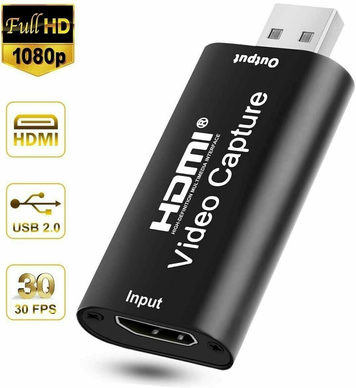 1080P HD Recorder Game Video Live Streaming 4K HDMI to USB Video Capture Card