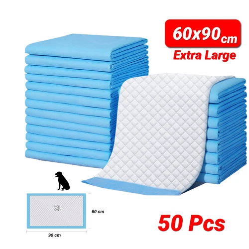 60x90cm 60x60cm XL/L Puppy Dog Training Pads Pet Toilet Pee Pads Mat Absorbent - Picture 10 of 22