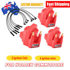 <!--F#f_0-->3X For Commodore VN VP VR VS VT VX VU WH VK VY V6 Ignition Coil + Leads Pack NSW<!--F/-->