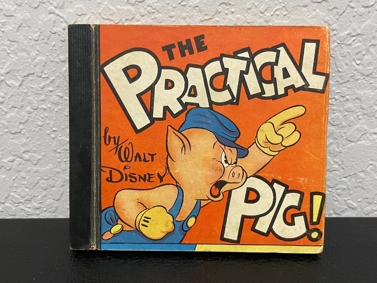 Walt Disney Productions The Practical Pig by Walt Disney Book 1939