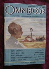 OMNIBOOK September 1947 Ernie Pyle Taylor Caldwell Richard H. Rovere 