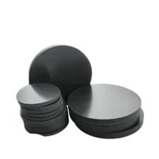 10x EPDM Rubber Solid Discs Black Flat Round Pad Sealing Cushioning 5-150mm Dia