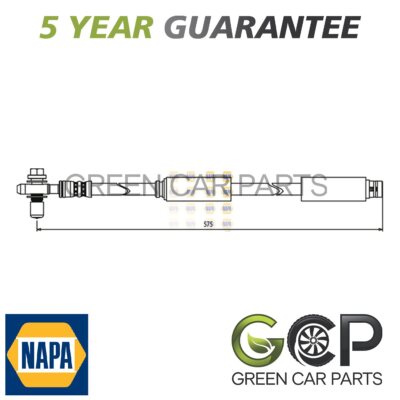 NAPA Front Brake Hose Fits Audi TT 1998-2006 A3 1999-2003 1.8 8N0611707A