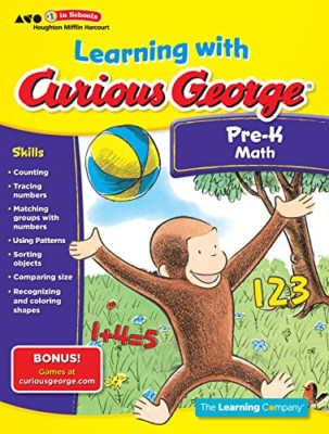 Learning with Curious George Preschool Math - Paperback NEW Learning Compan 2012