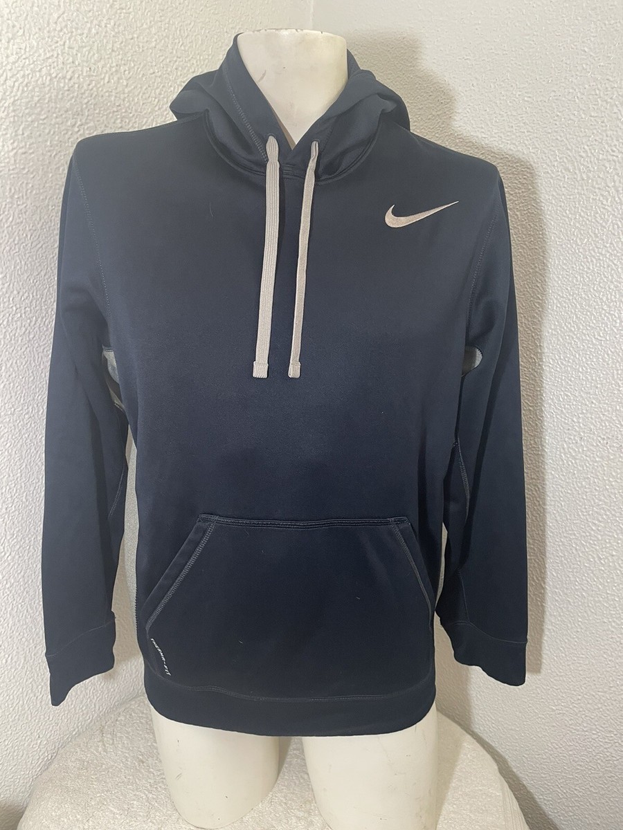 ★★Nike★★ Therma Fit Pullover Fitness Hoodie M Dark Grey Nike Therma-FIT Men's Pullover Fitness Hoodie (Medium, Black