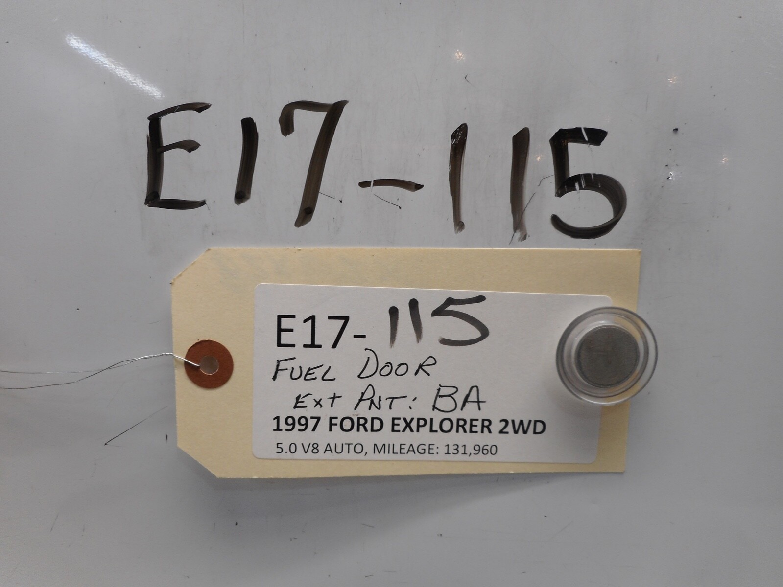 1997 FORD EXPLORER FUEL DOOR EXT PNT BA eBay