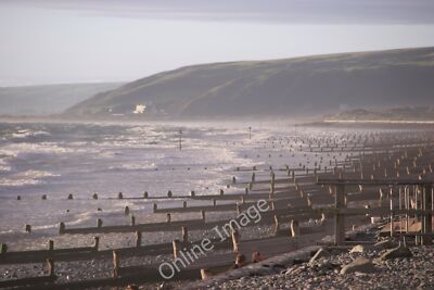 Foto 6x4 Frühes Abendlicht, Borth Nach einem typischen Augusttag Bleiens c2010