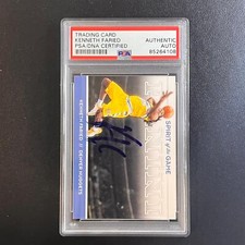 2012-13 Panini #6 Kenneth Faried Signed AUTO PSA Slabbed Nuggets