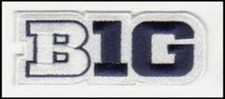 MICHIGAN BIG TEN PATCHWHITE JERSEY NCAA COLLEGE FOOTBALL  BASKETBALL 2016/17
