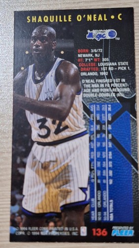1994 Jam Session #136 Shaquille O'Neal - Picture 4 of 5