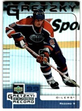 1999-00 McDonald's For The Record Wayne Gretzky #9 Edmonton Oilers