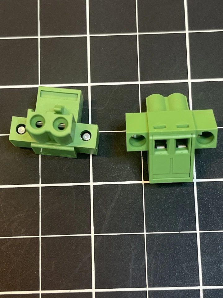 2 CADA UNO - 2ESDVM-02P - Dinkle - BLOQUE DE TERMINALES 2 POSICIONES 5,08 MM TAPÓN DE ROSCA Foto 3 de 3