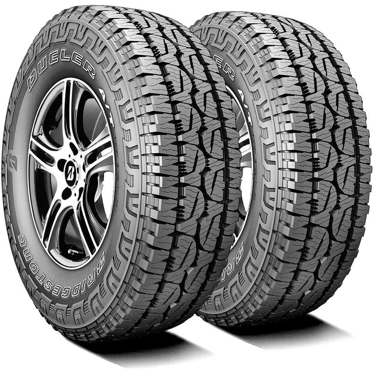 2 Tires Bridgestone Dueler A/T REVO 3 265/75R16 114T AT All