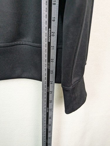 Mens casual long sleeve jacket full zip size Medium black H&M - Picture 9 of 10