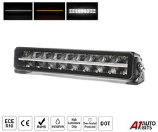 12v 24v 17" 17 Inch Dual Row LED Light Bar With DRL Park light row Function