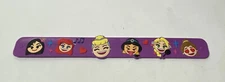 Disney Parks Emoji Princess Belle Rapunzel Mulan Ariel Jasmine Slap Bracelet